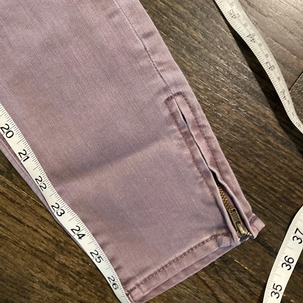 Free People Purple Ankle Jeans 26 Zipper Detail VGUC